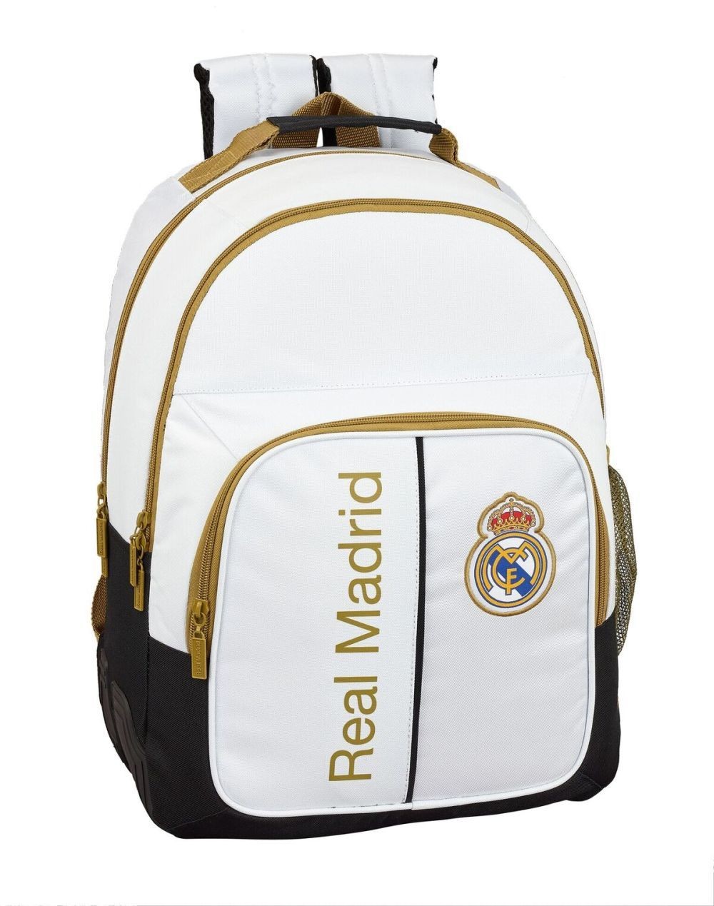 seguro travesura Espectacular Real Madrid CF Mochila Con Carro Ruedas Evolution, Trolley Equipaje Para  Niños, Blanco, 43 Cm | lagear.com.ar