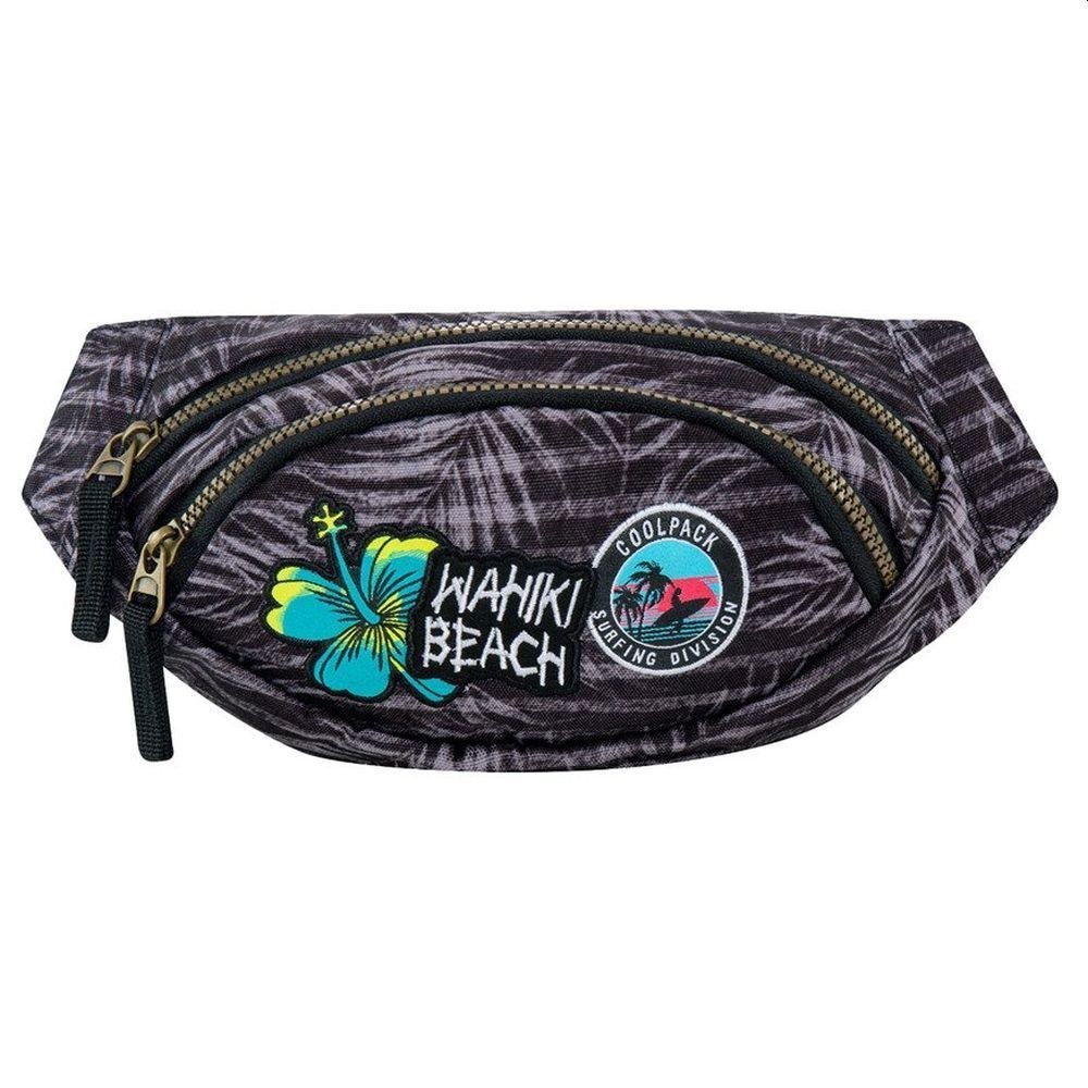 Riñonera Albany Parches Surfing Gris Coolpack