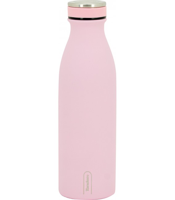Botella Acero Inoxidable Rosa Nude 500 Ml