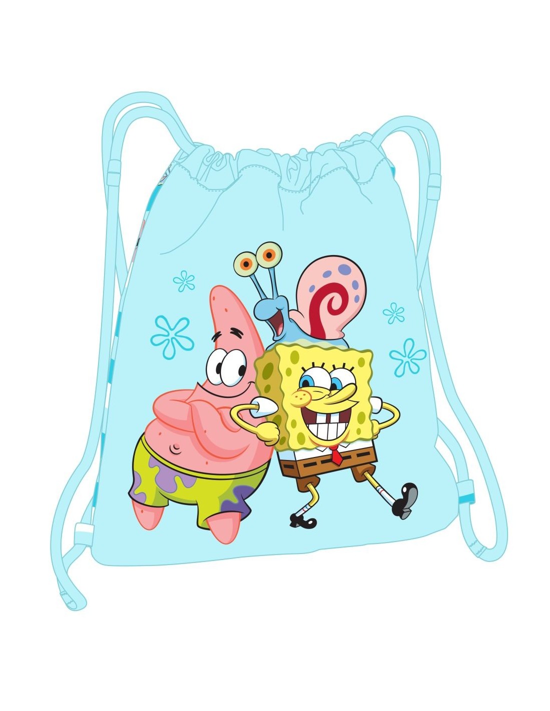 Carrello Zaino Astuccio Spongebob SAFTA- Zaino Da 33 Cm Adatt