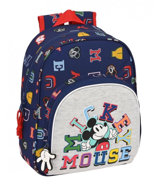 MOCHILA INFANTIL ADAPT.CARRO MICKEY MOUSE "ONLY ONE"