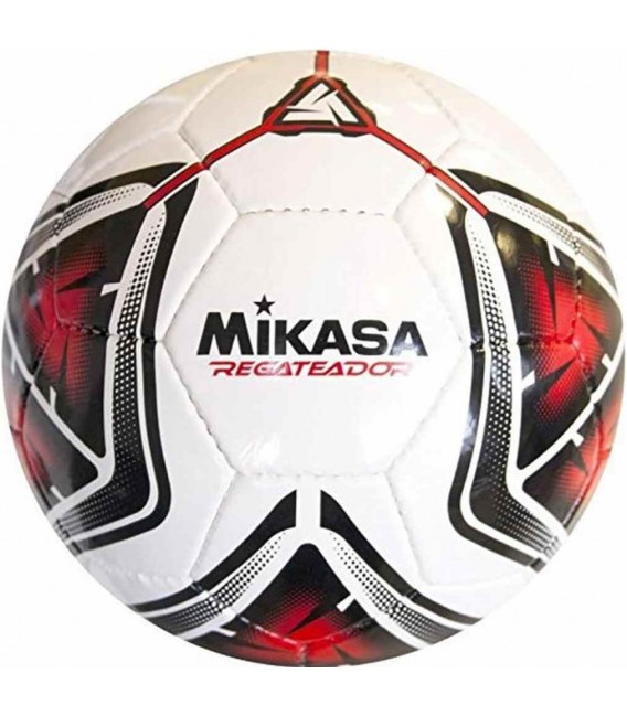 MIKASA REGATEADOR R 5 Balón Fútbol Multicolor (Blanco/Rojo)